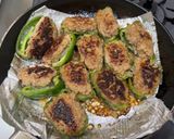 A picture of step 8 of Recommended for Beginners! Stuffed Bell Peppers.