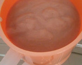 A picture of step 4 of Arrow root Smoothie#4 weeks challenge #.