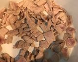 Foto del paso 1 de la receta: Vegetales al wok con carne de cerdo