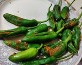 A picture of step 5 of Achar Gosht.