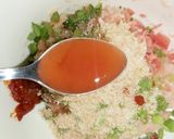 A picture of step 5 of Chicken szechuan kebab.