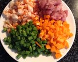 Hình bước làm 1 của món Cơm lá Sen