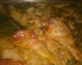 A picture of step 6 of Lady A's Chicken Cheesy Mac With Green Beans.