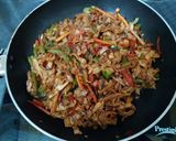 A picture of step 4 of Chapati Noodles.