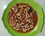 Foto langkah ke 6 dari resep Cumi Saus Tiram.