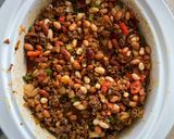 A picture of step 5 of 3 Bean Chili.