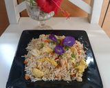 Gambar langkah 5 resipi Nasi Goreng China.