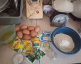 Foto langkah ke 1 dari resep Rainbow cake / tart rainbow (pelangi).