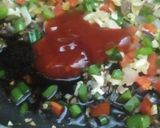 फ्राइड राइस वेज़ (fried rice veg recipe in hindi) रेसिपी चरण 4 फोटो