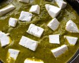 A picture of step 6 of Palak Paneer Tarts.