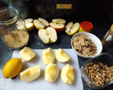 Foto del paso 1 de la receta: Crumble de manzana y arándanos con nueces y hojuelas de trigo