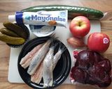Foto langkah ke 1 dari resep Herring salad/ haringsalade.