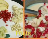 A picture of step 7 of Indrani Cup /Kesariya Fruit Rabri.