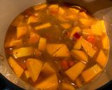 A picture of step 2 of Butternut squash bisque.