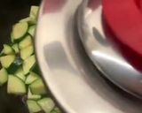 A picture of step 2 of Creamy Zucchini and Shrimp Penne.
