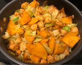 A picture of step 5 of Dak Galbi (Korean Spicy Chicken).