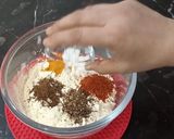 A picture of step 6 of Aloo Chaap.
