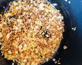 A picture of step 1 of Creamy Sweet Potato and Wheat Berry Soup.