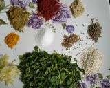 A picture of step 1 of Jowar fenugreek thalipeeth.