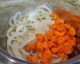Foto del paso 2 de la receta: Puré de calabacín, calabaza y zanahorias