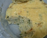 Foto langkah ke 5 dari resep Nasi Telur Kukus #mpasi.