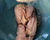 Hình bước làm 1 của món Mắm cá thu ngâm dầu chưng thịt heo