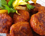 Retró fasírt, vele sült, fűszeres burgonyával, sütőben sütve recept fázis 3 fotója