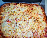 Füstölt tarjás tepsis pizza 🍕 recept fázis 5 fotója