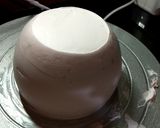 A picture of step 7 of Eggless rose cake in cooker.