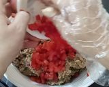 A picture of step 8 of Chapli kabab (Peshawari Kebab).