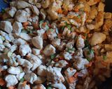 Foto del paso 11 de la receta: Yakimeshi de Pollo (No tradicional, medio huevón)