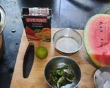 A picture of step 1 of Watermelon lemondo.