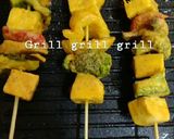 A picture of step 2 of Grilled veggie panner tikka :.