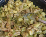 Foto del paso 5 de la receta: Bistec c/ papa y nopal en salsita verde