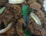 A picture of step 5 of Beef varattiyadhu.