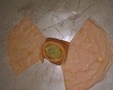 Foto langkah ke 6 dari resep Dadar gulung mawar isi kacang hijau.