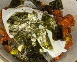 A picture of step 7 of Kimchi Fried Quinoa.