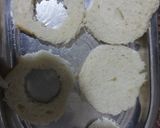 A picture of step 3 of Bread golden coin breakfast.