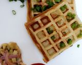 A picture of step 7 of POTATO WAFFLES   #cookwithtehmina.