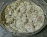 A picture of step 3 of Malai Boti😋.