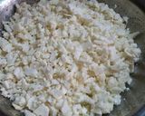 A picture of step 2 of Fried cauliflower.