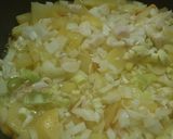 Foto del paso 3 de la receta "Mozzatruita" o tortilla cremosa de Patatas, Cebolla y Mozzarella