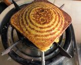 A picture of step 5 of Deceptive sandwich toastie.