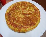 Foto del paso 2 de la receta: Tortilla de papas cocidas, col y zanahorias