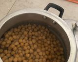A picture of step 1 of White chana.