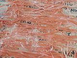 Fideos al huevo color rosa