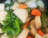 A picture of step 1 of Pav bhaji.