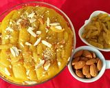 A picture of step 6 of Besan Ka Halwa💛.