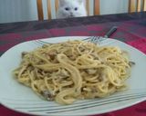 Foto del paso 7 de la receta Espaguetis con setas a mi manera