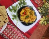 A picture of step 6 of Aloo gobhi.